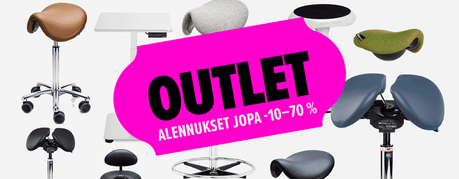 Edulliset Outlet-tuotteet Satulatuolikeskuksesta