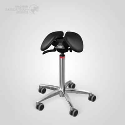 Salli Small SwingFit, Musta desinfioitava keinonahka (OUTLET)