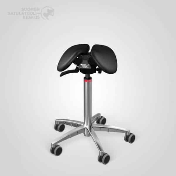 Salli Small SwingFit, Musta desinfioitava keinonahka (OUTLET)