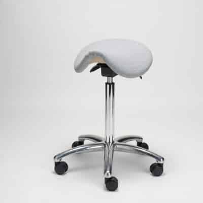 Roll-Ergonomic, Vaaleanharmaa kangas  (OUTLET)