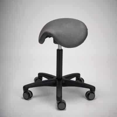 Roll-Ergonomic, harmaa keinonahka (OUTLET)