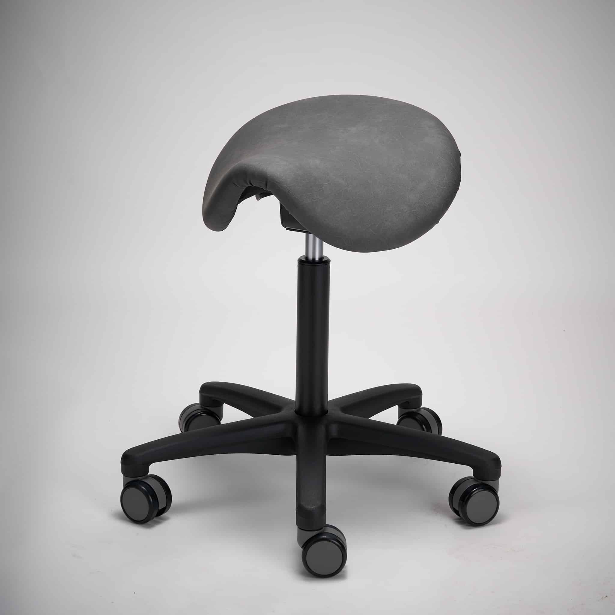 Roll-Ergonomic, harmaa keinonahka (OUTLET)